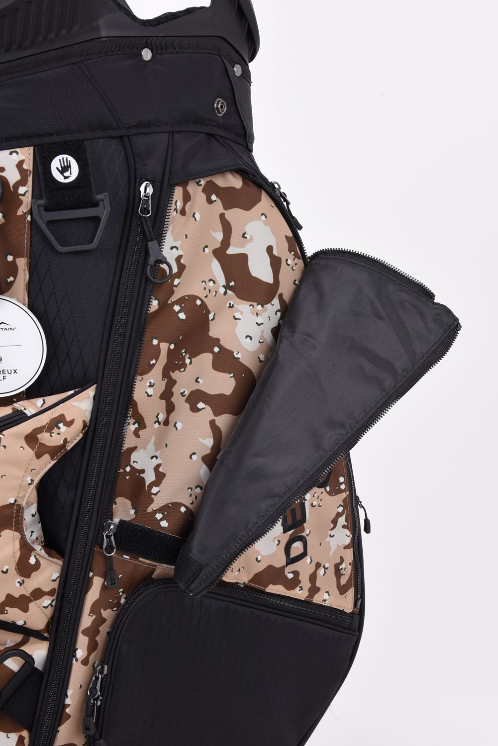 【26AW】 SUN MOUNTAIN x DEVEREUX CADDIE BAG / デザートカモフラージュ カートタイプ キャディバッグ (ブラウン)