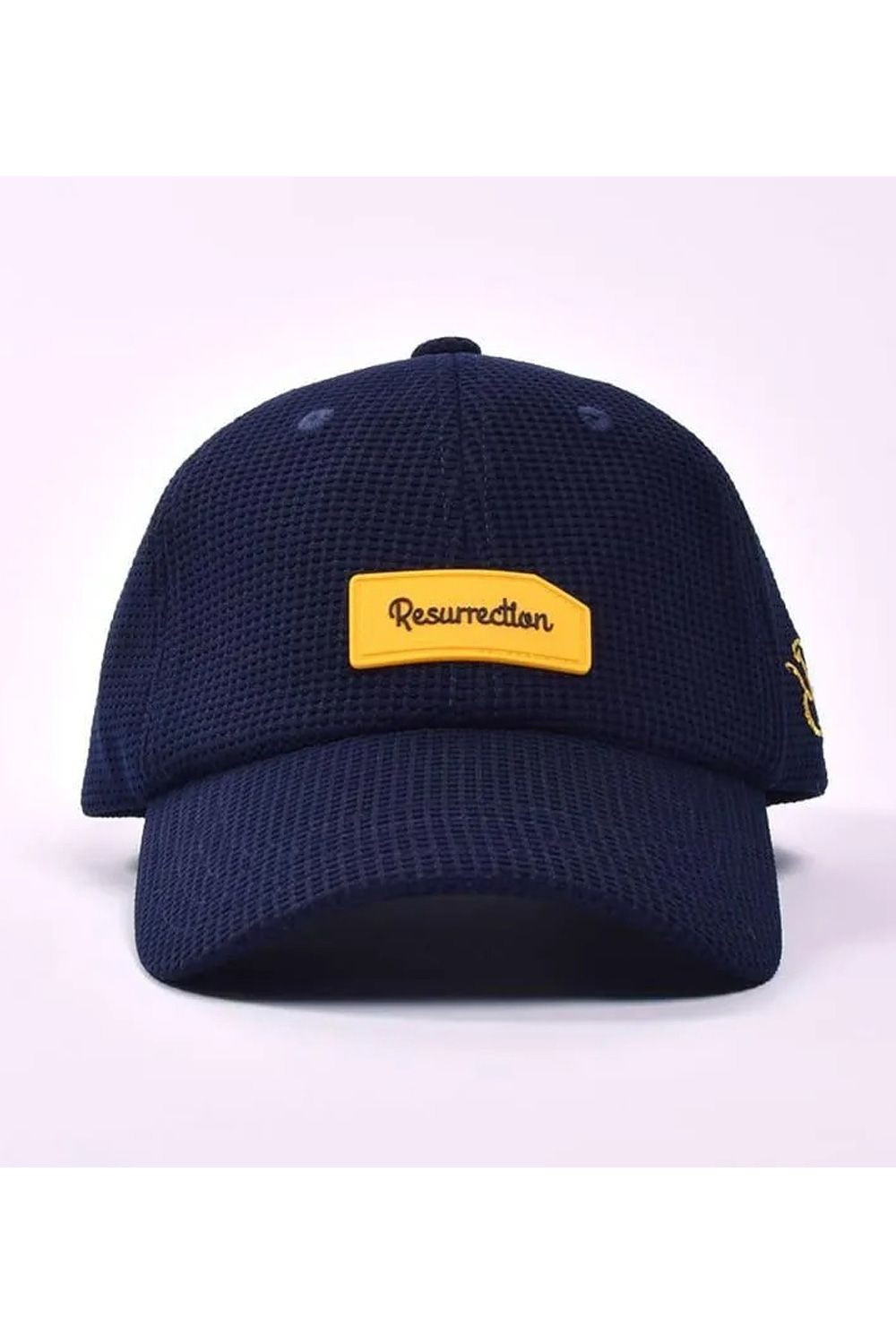 【26SS】 SILICON TAG WAFFLE CAP / シリコンタグ ワッフル キャップ (ネイビー)*