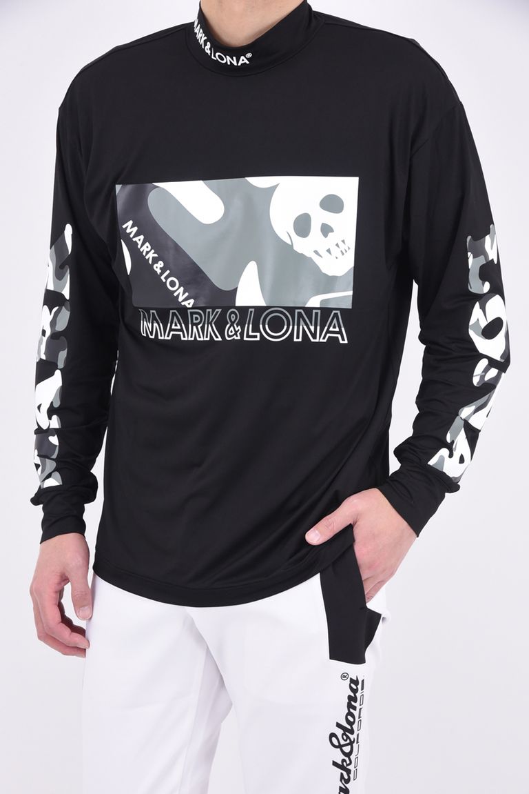 MARK&LONA - CRAY MOCK NECK SHIRTS / ジャージロメリーナ オリジナル  