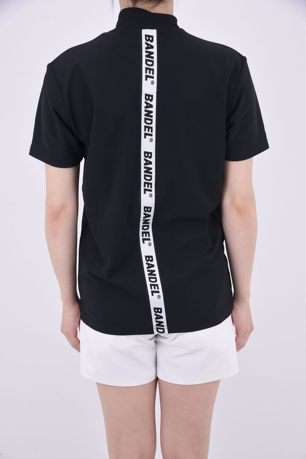 BANDEL GOLF - 【レディース】 STRAIGHT LOGO S/S MOCK NECK