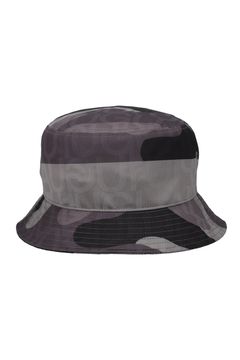 BUCKET HAT / カモフラージュ柄 バケットハット (ブラック) (8~9月入荷予定)