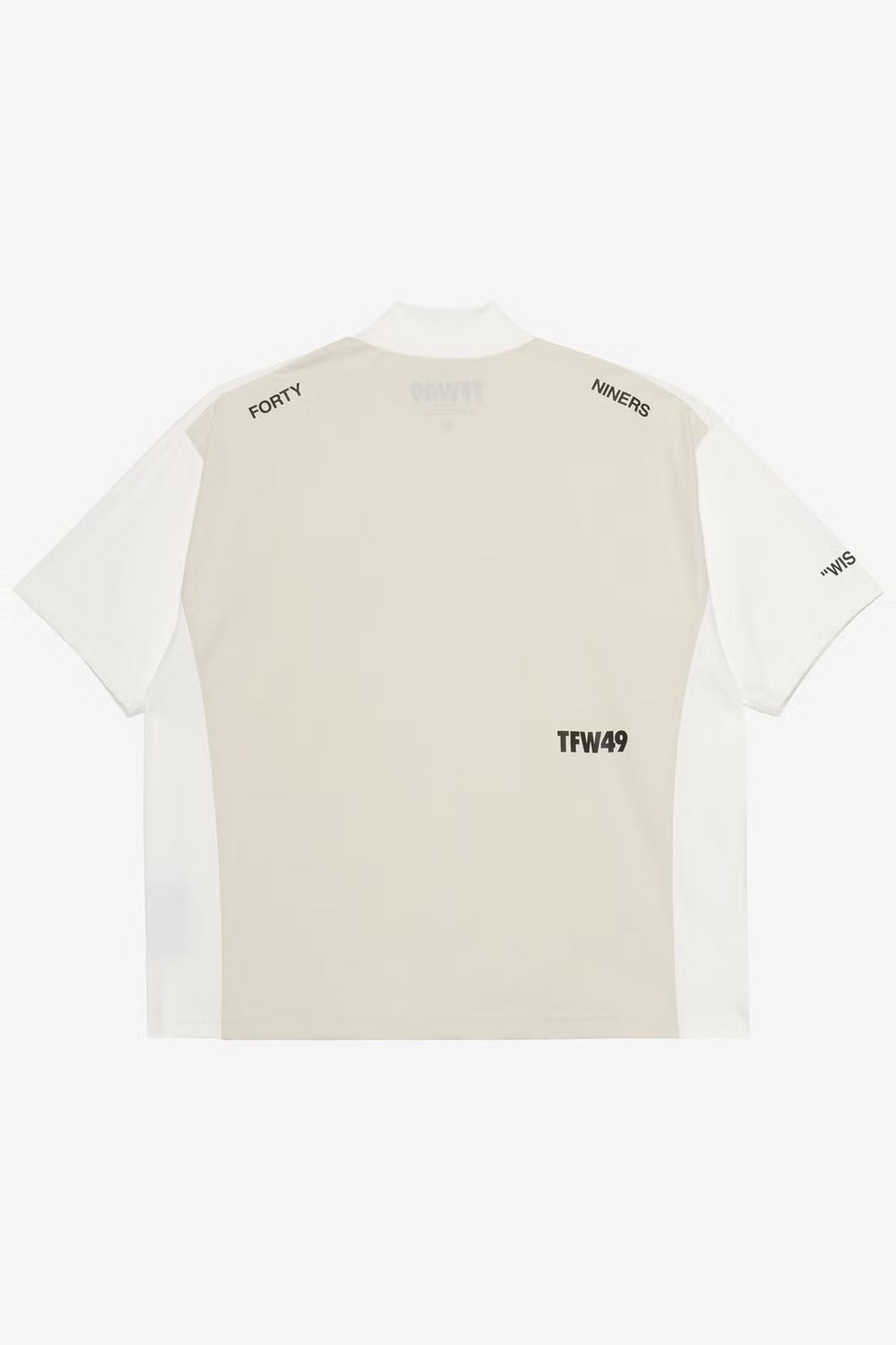 【26SS】【レディース】 RELAX MOCK NECK TEE / モックネックTシャツ (ホワイト/ベージュ)