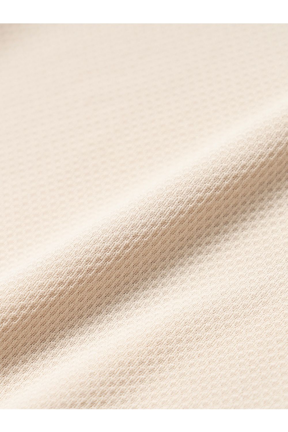 【2026SS】 JQ Ribbed Mockneck S/S(EXELLENCE) / ブランドロゴ 裾リブ ハーフスリーブ モックネックTシャツ (ベージュ) (4月入荷予定)