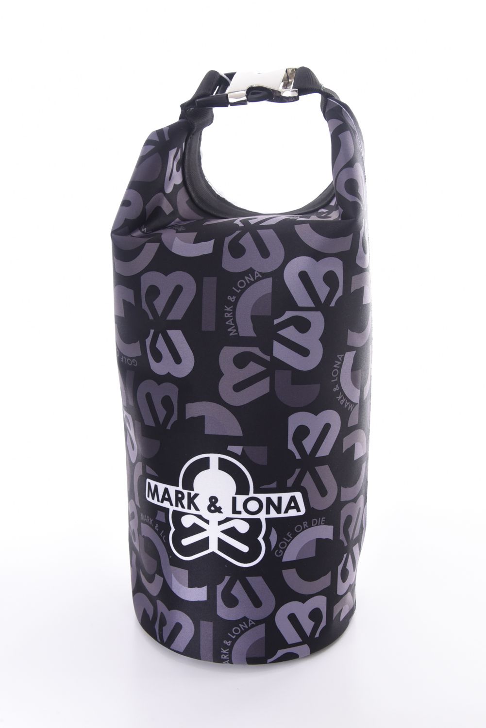 【26SS】 QUADRA ROUND COOLING BAG / エレメントスカルプリント ハンドル仕様 アイスバッグ (ブラック)