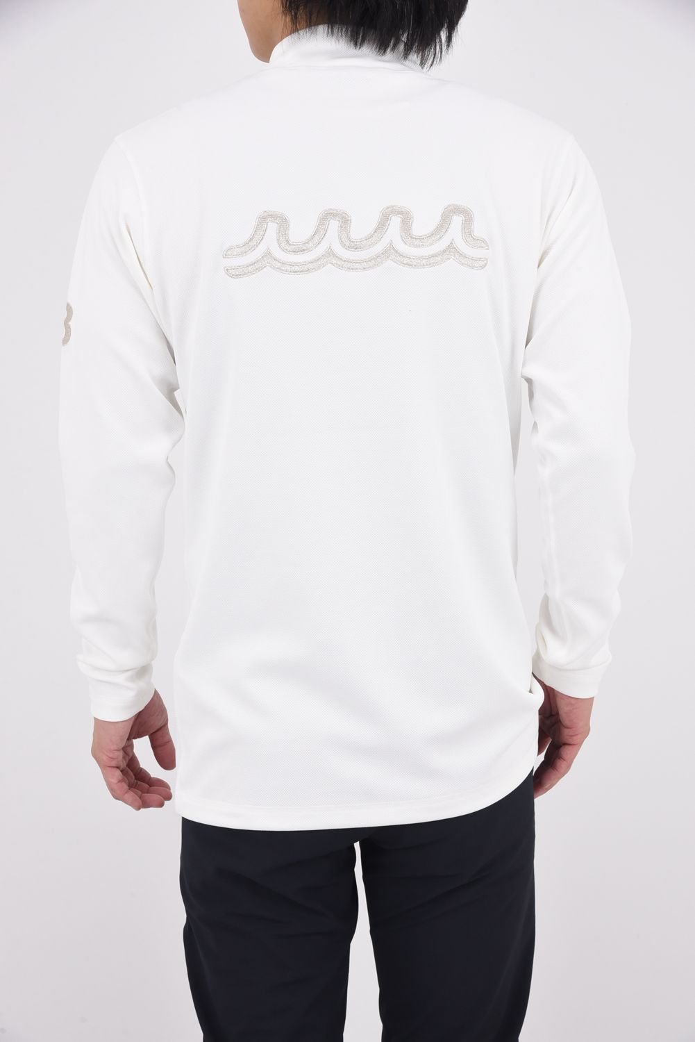 【25AW】 STRETCH MOCK NECK / ストレッチ モックネック Tシャツ (ホワイト)