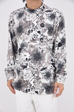 【期間限定ポイント10倍】【25AW】 FLOWER CAMO L/S HIGHNECK / フラワーカモ ロングスリーブ ハイネックTシャツ (ホワイト)