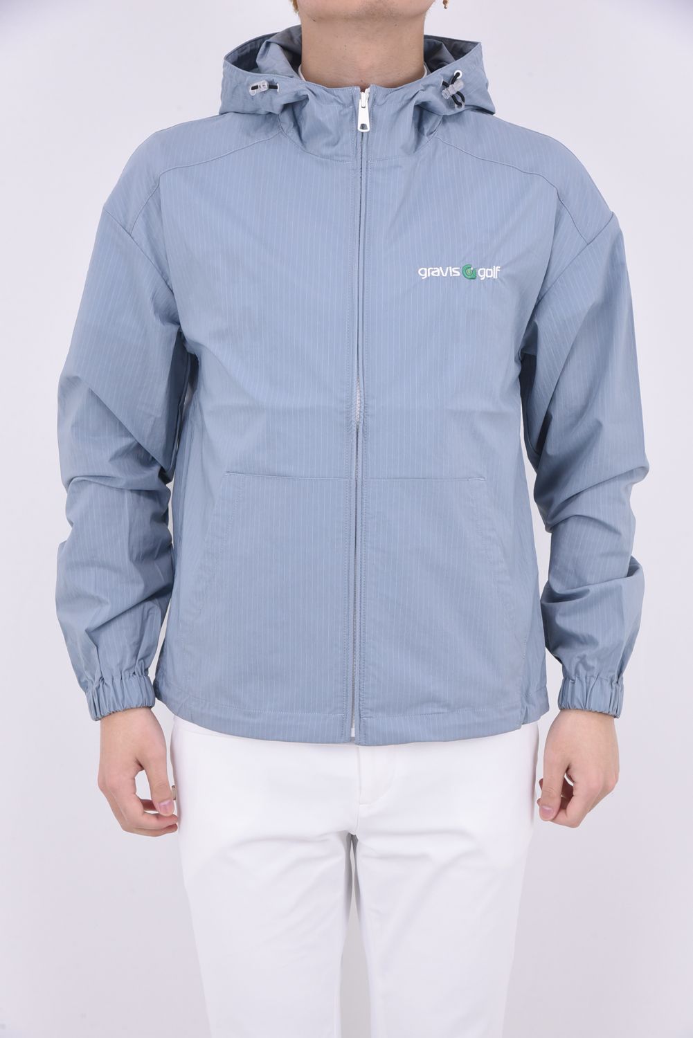 gravis golf - DUEL HOODED JACKET / ブランドロゴ ストレッチ フード