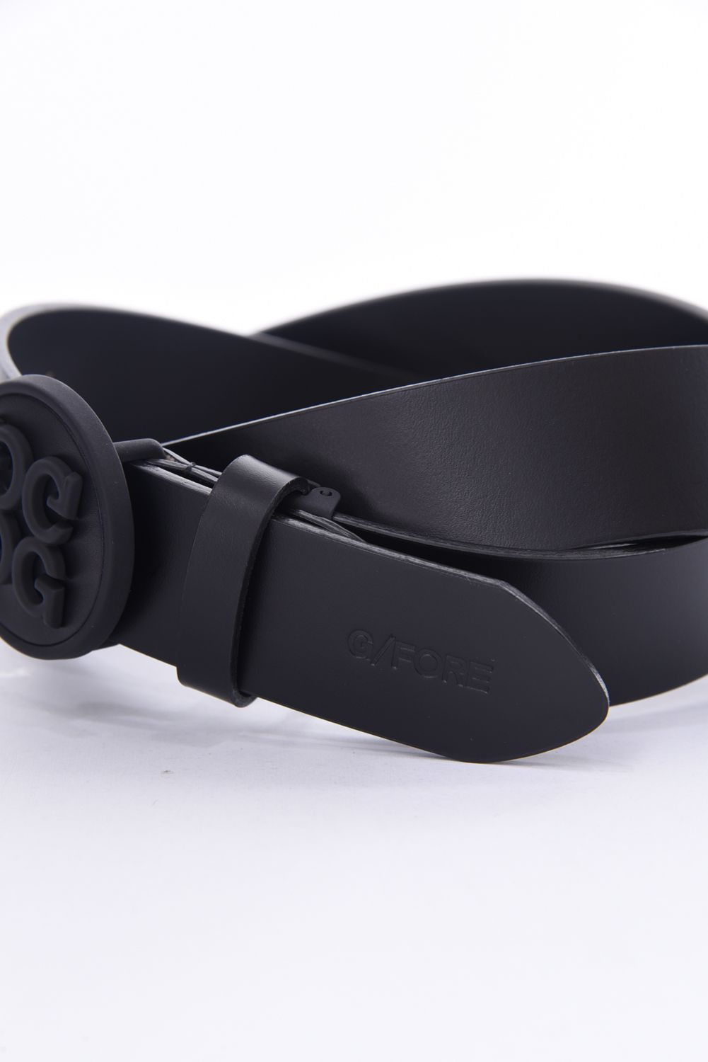 G/FORE - MENS CircleG BELT / サークルロゴバックルベルト ホワイト | GOSSIP GOLF