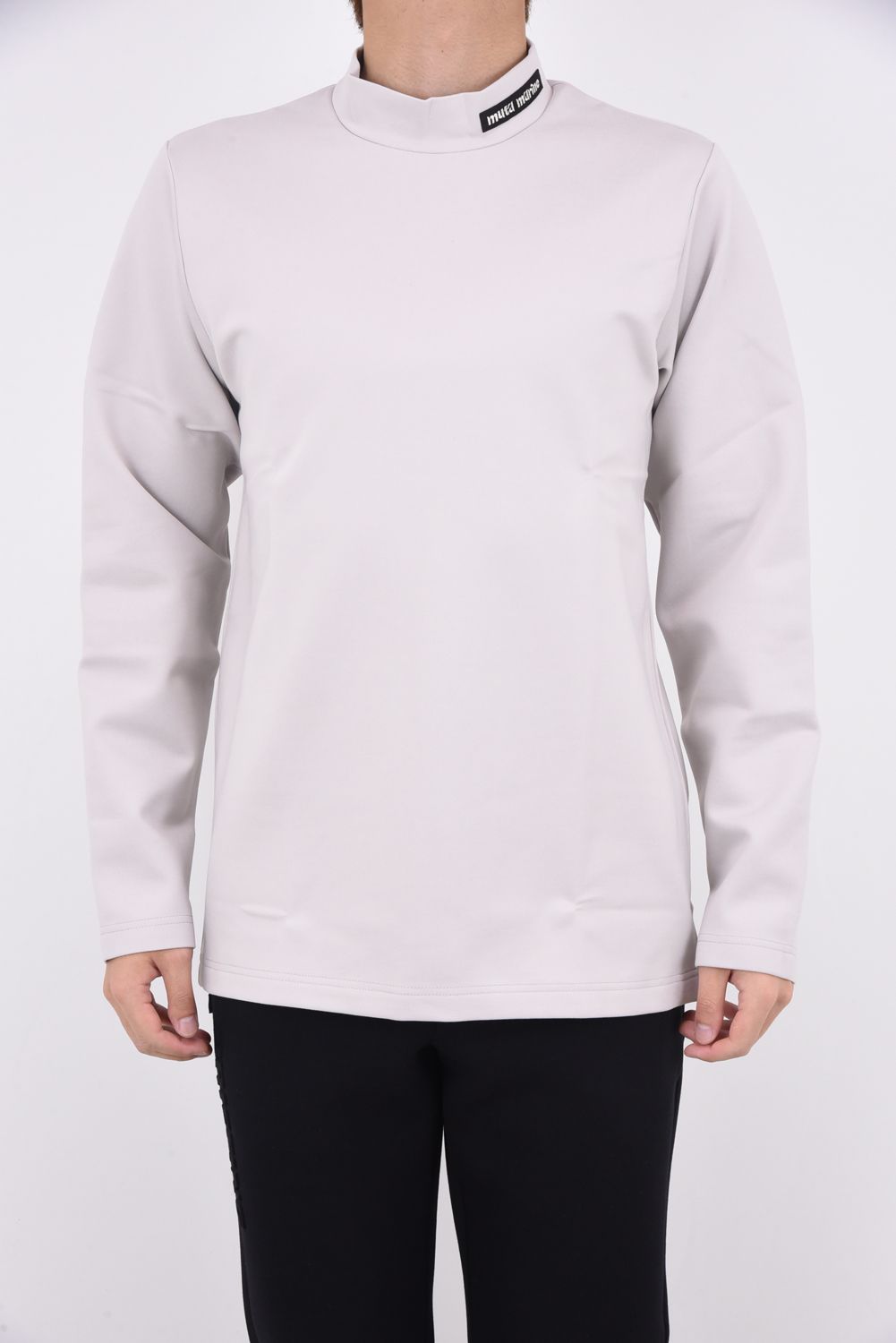 【期間限定ポイント50倍】WARM PUNCH MOCK NECK SHIRT / ウォームポンチ モックネックシャツ (ベージュ)