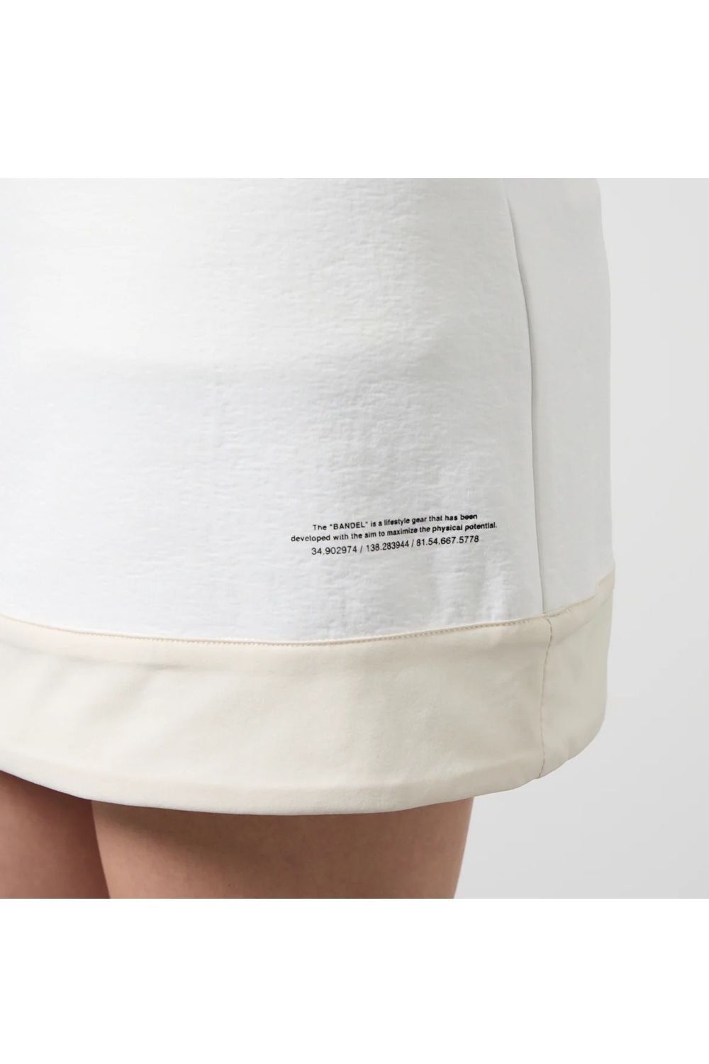 【26AW】 【レディース】 FLEECE COMBINATION SKIRT / フリース コンビネーション スカート (ホワイト)