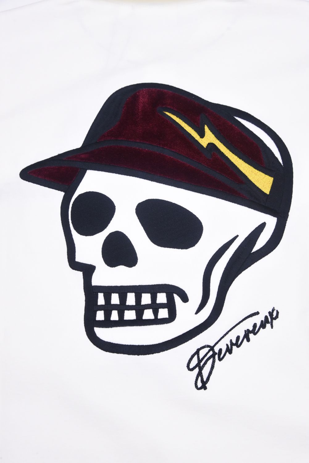 【26SS】 DVG OVER FIT POLO / バックプリント オーバーサイズ ポロシャツ (ホワイト)