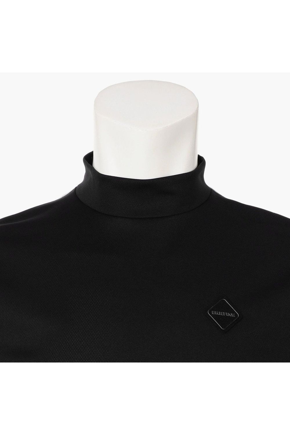 【26SS】 MEN'S BI-COLOR HIGHNECK / バイカラー ハイネックTシャツ (ブラック)