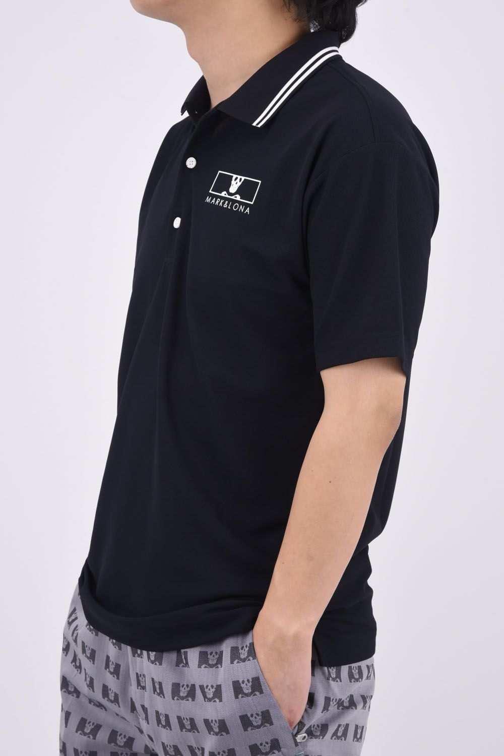 MARK&LONA - PAVE POLO / ドライタッチ ワンポイント ポロシャツ