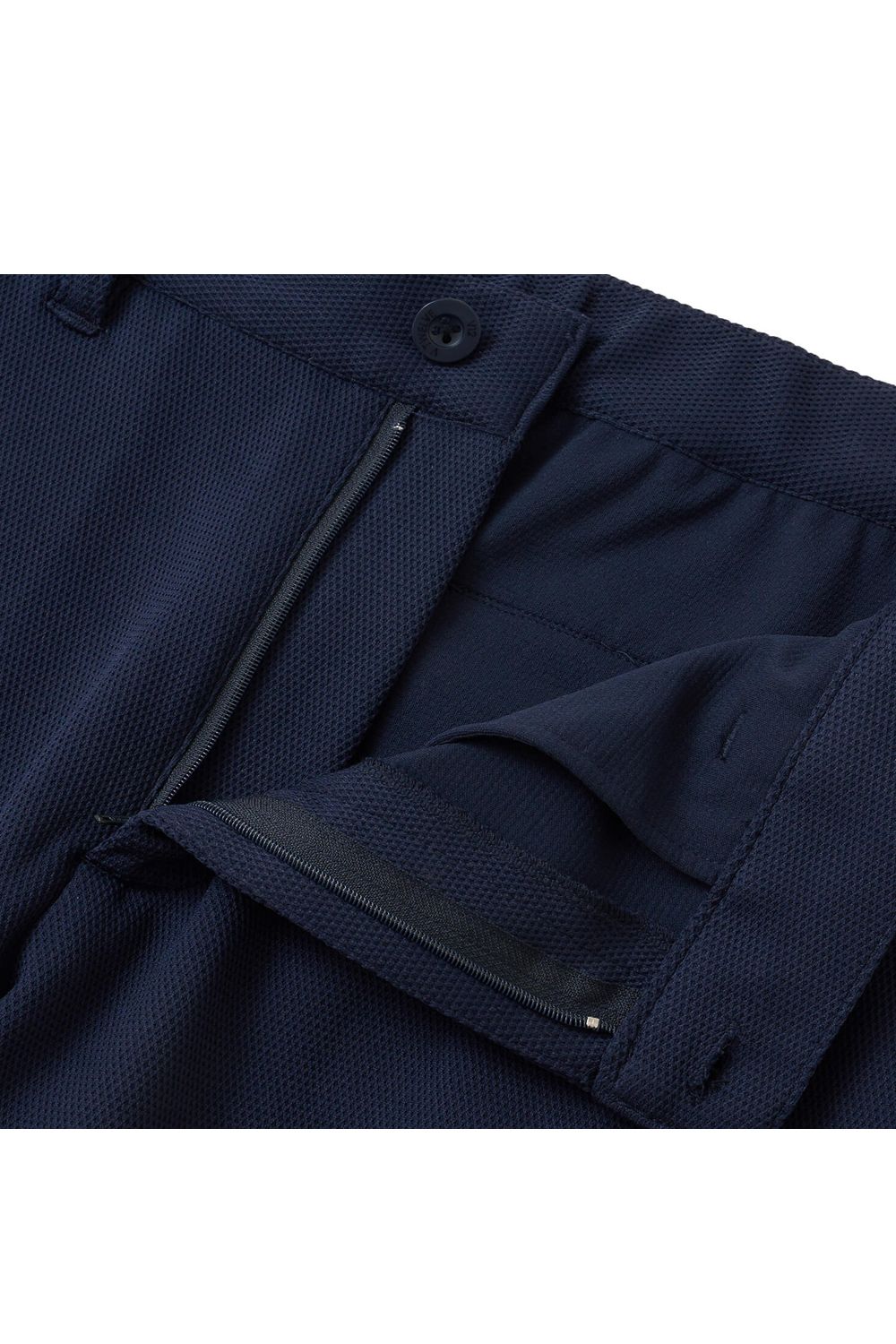 【26AW】 ARC TAG PANTS / シボ素材 テーパードシルエット ロングパンツ (ネイビー)