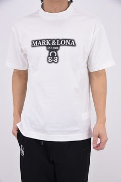 【26SS】 BLUR SIGN SPECTRUM PERFORMANCE MOCK / ブラープリント スワロフスキー モックネックTシャツ (ホワイト)