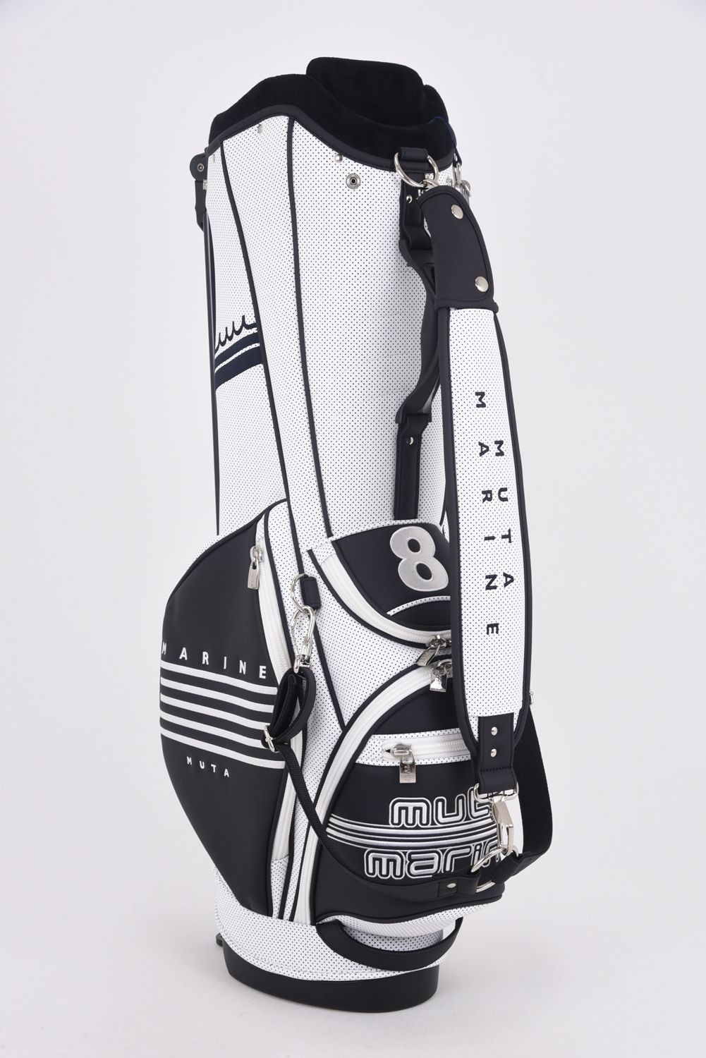 【銀行振込・代金引換不可】【返品・交換不可】 CADDY BAG / CONTINUA バイカラー キャディバッグ (ホワイト)