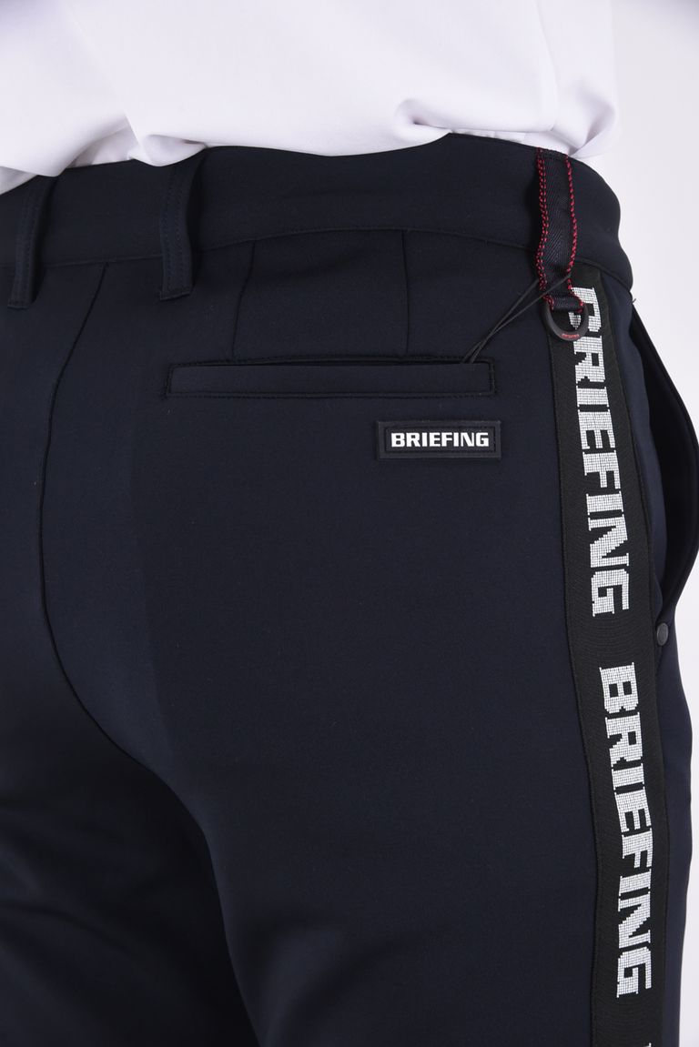 BRIEFING - MENS SIDE LOGO LINE SLIM PANTS / サイドラインロゴテープ  