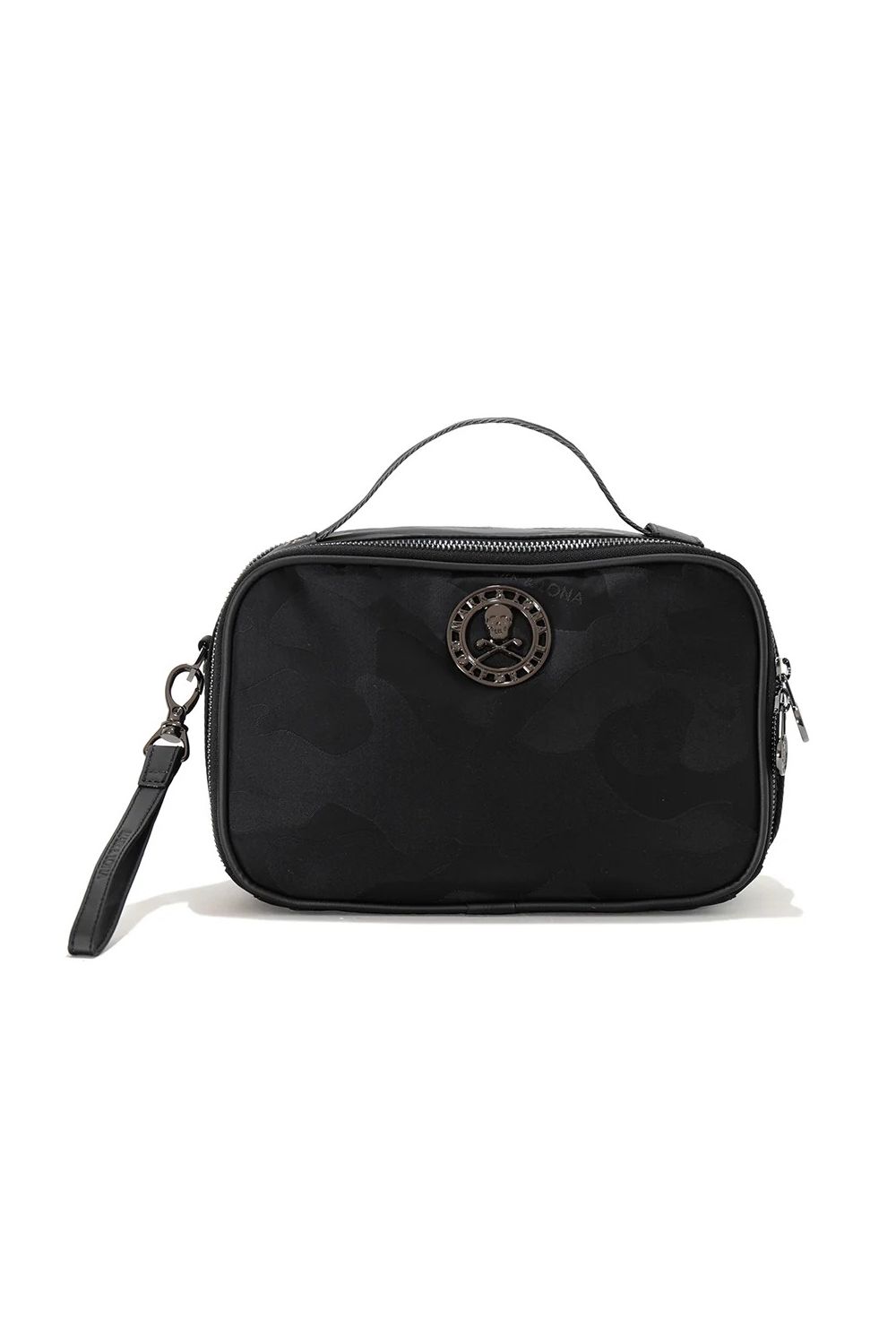【26AW】 PREMIUM GAUGE 2-WAY BAG / コーデュラナイロン シンセティックレザー スカルカモジャカード 2WAYバッグ (ブラック)