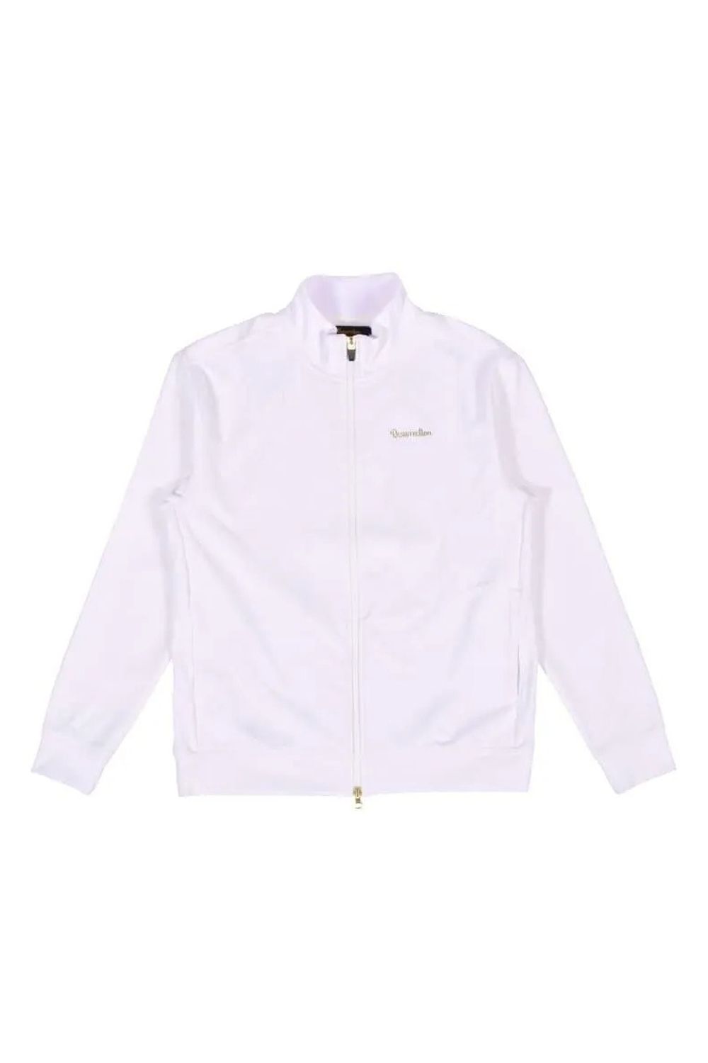 【26AW】 JACQUARD STAND COLLAR JACKET / ジャガード スタンド カラージャケット (ホワイト)*