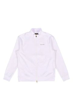 【26AW】 JACQUARD STAND COLLAR JACKET / ジャガード スタンド カラージャケット (ホワイト)*