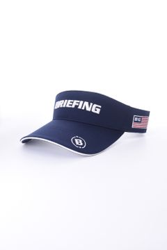 MENS BASIC VISOR / ロゴ刺繍 ベーシック サンバイザー ネイビー