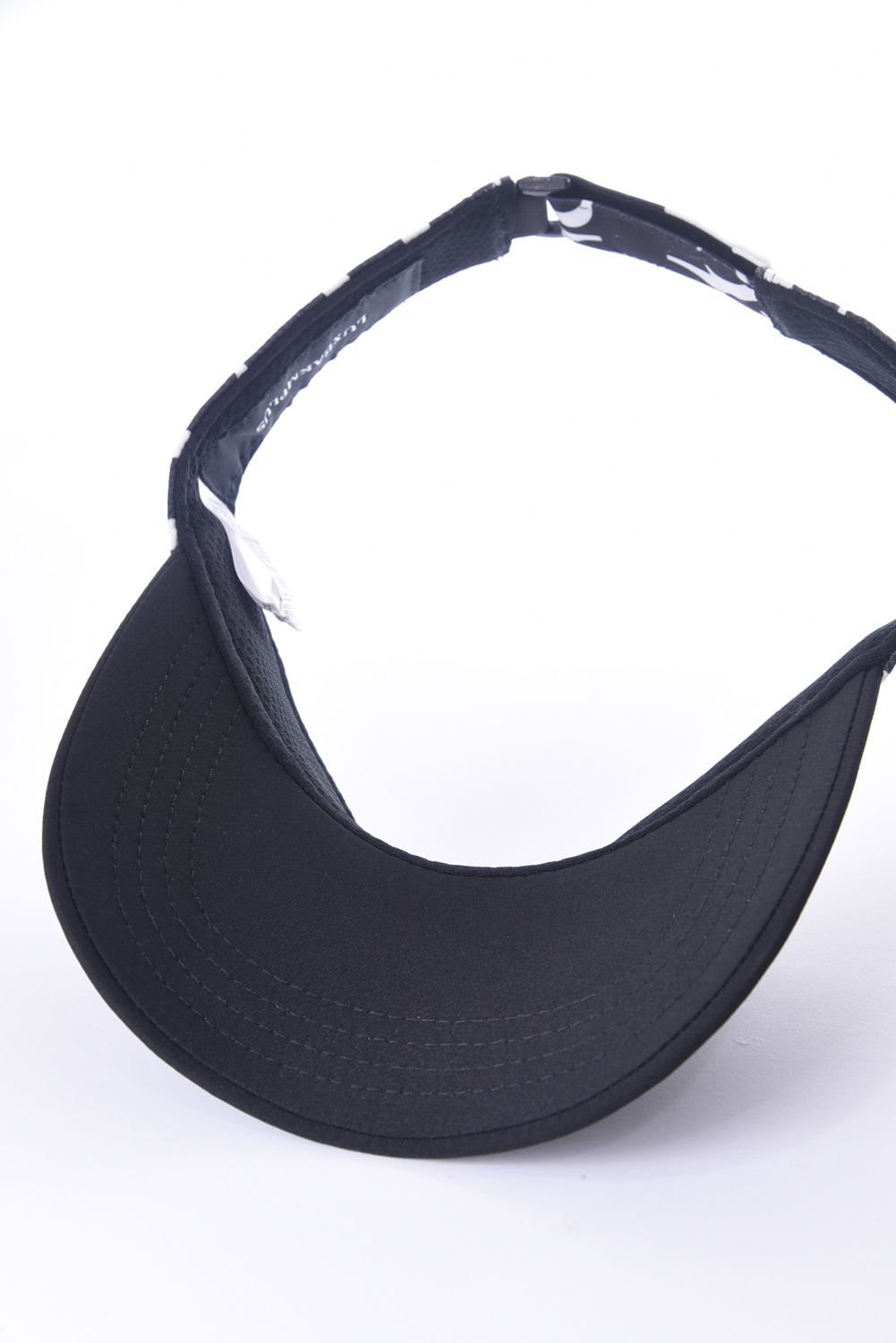 LOGO PATTERN SUN VISOR / オリジナルロゴ サンバイザー ブラック