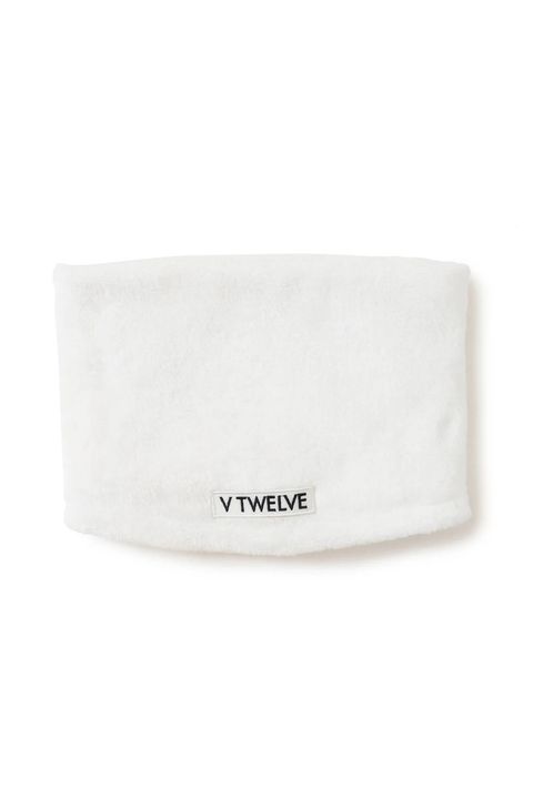 【26AW】【プレゼント好適品】 POCKET NECK WARMER / フリース裏地 カイロポケット付きネックウォーマー (ホワイト)