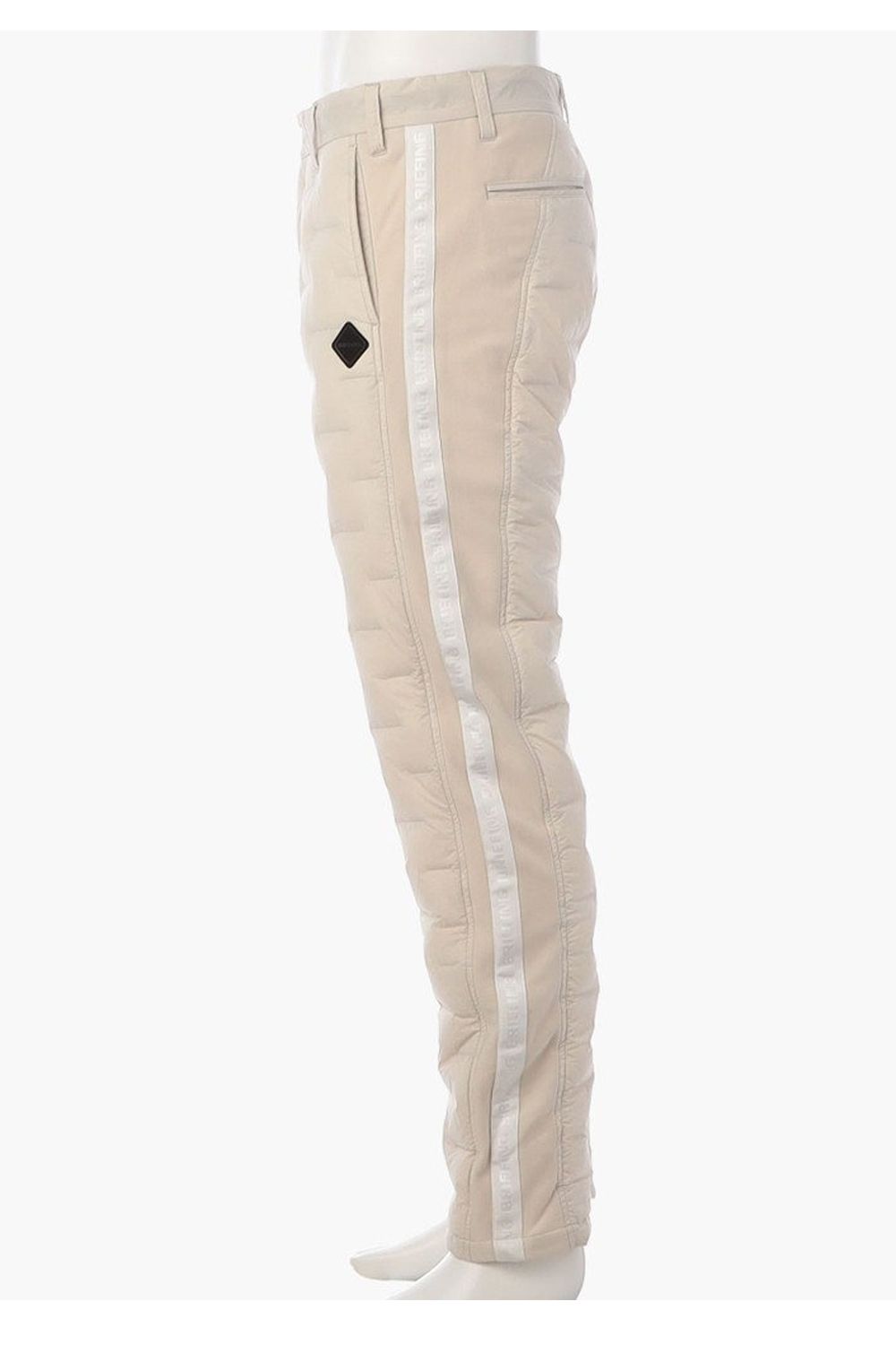 【25AW】 MEN'S HYBRID DOWN PANTS / ストレッチタフタ ダイヤモンドロゴ ハイブリッドダウンパンツ (ベージュ)