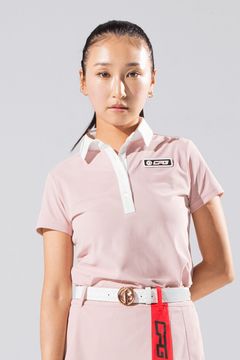 CPG GOLF 【レディース】 CLERIC POLO SHIRT with RC クレリック ポロシャツ (ピンク) GOSSIP  GOLF