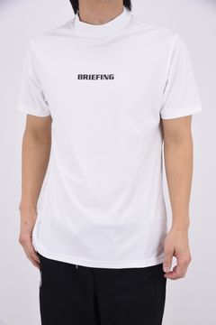 【26SS】 MEN'S TOUR HIGHNECK / ベーシック ブランドロゴ モックネックTシャツ (ホワイト)
