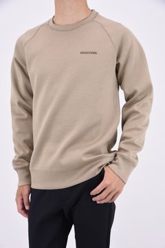 【秋冬仕様】 MENS WARM 3D LOGO CREW NECK / エンボスロゴ ダンボールニット ウォーム クルーネック (ベージュ)