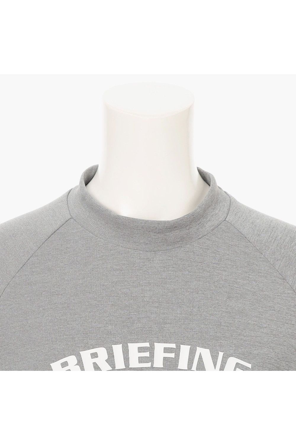 【26SS】【レディース】 WOMEN’S COLLEGE LOGO HIGHNECK / カレッジロゴ リラックスフィット モックネックTシャツ (グレー)