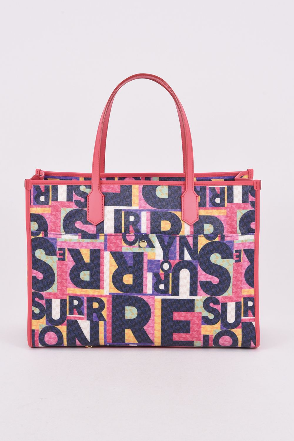 【26SS】  LANIUS SQUARE BIG (ラニウス スクエア ビッグ) / ブランドオリジナルテキスタイル ボストンバッグ （トワイライトジャンクション）*