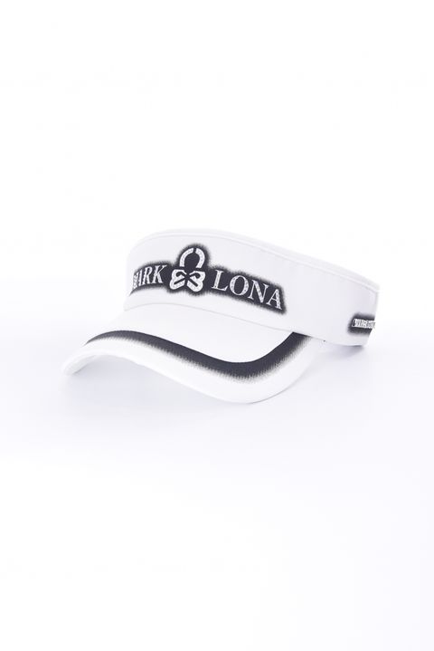 【2026SS 木村拓哉さん着用】 BLUR SIGN SPECTRUM VISOR / ブラープリント ラインストーン サンバイザー (ホワイト)