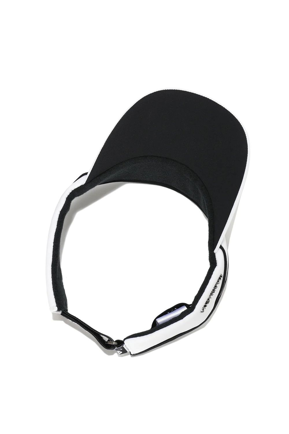 【26AW】 FRAKTUR PIPING VISOR / ブラックレターフォントロゴ パイピング サンバイザー (ホワイト)