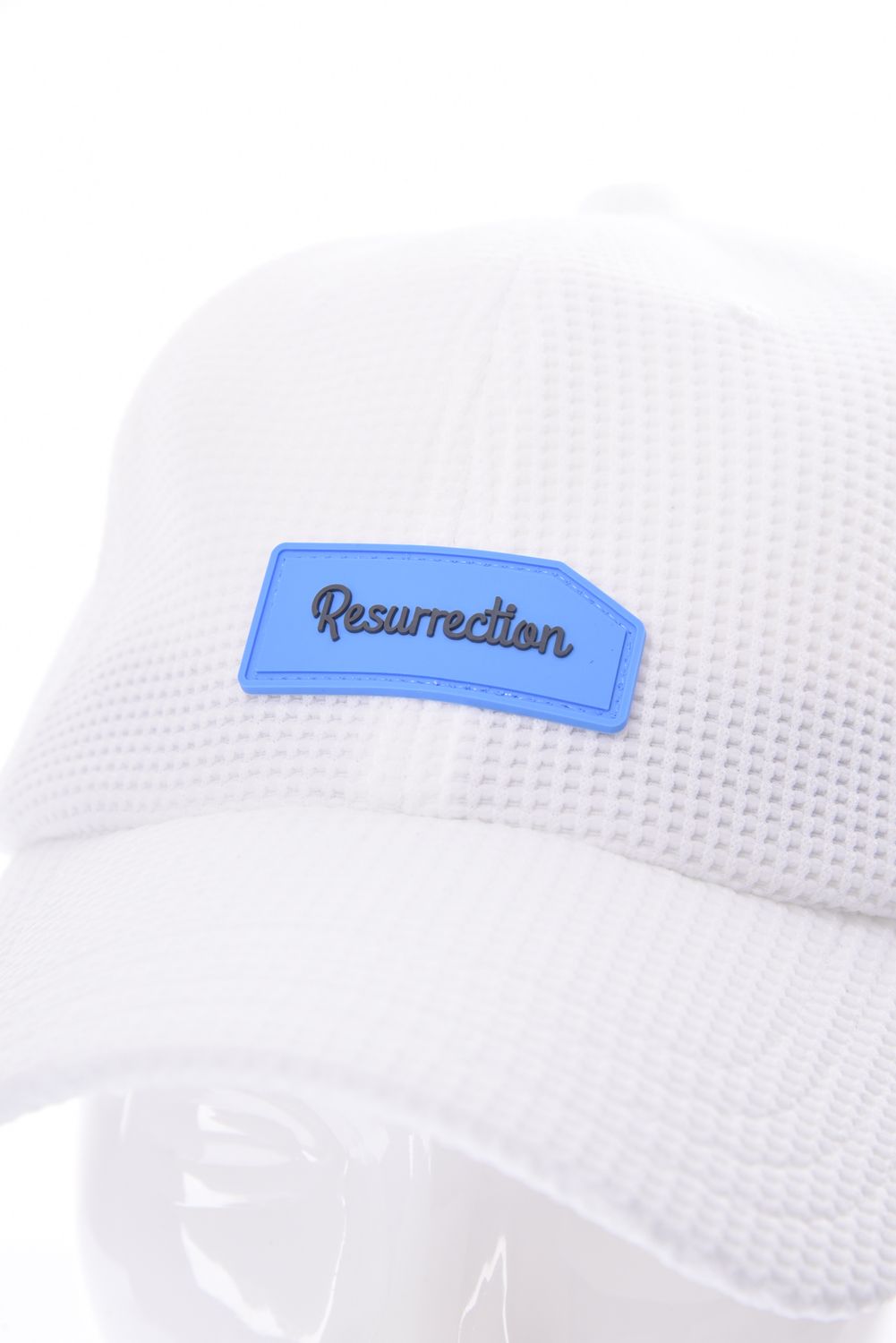 【26SS】 SILICON TAG WAFFLE CAP / シリコンタグ ワッフル キャップ (ホワイト)*