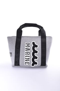 【26AW】 NEOPRENE TOTE BAG / ネオプレーン ウェーブロゴ トートバッグ (グレー)