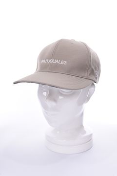 FLAT CAP / ツバ裏ロゴ フラットキャップ ベージュ