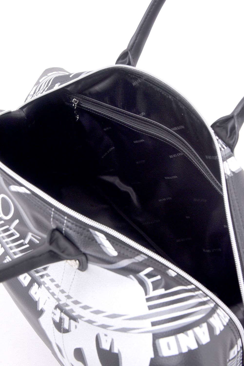 【26SS】 ATLAS CONVERTIBLE BOSTON BAG / アイアンスカル シンセティックレザー 2WAYボストンバッグ (ブラック)