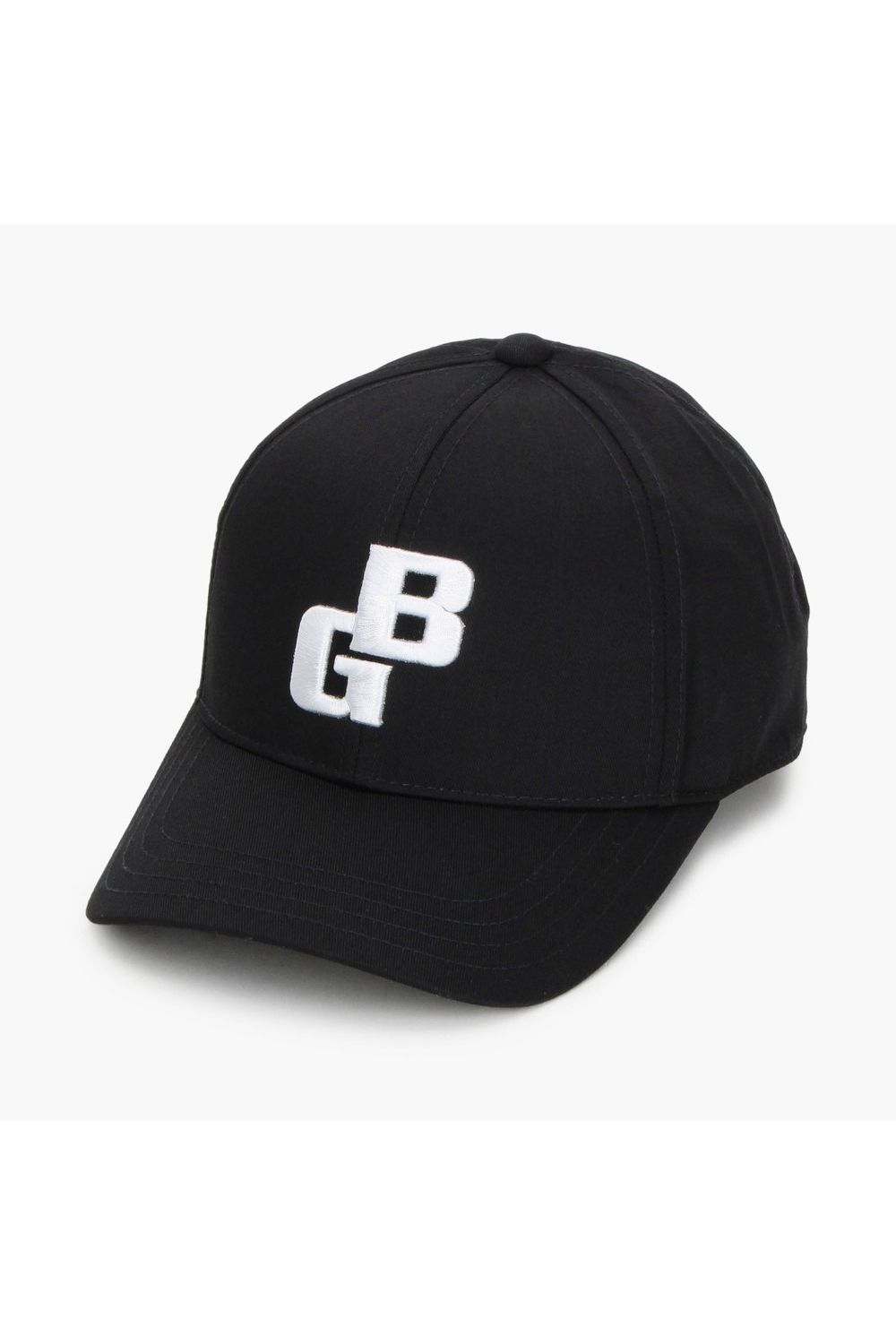 BG INITIAL CAP / BGイニシャルロゴ キャップ (ブラック)