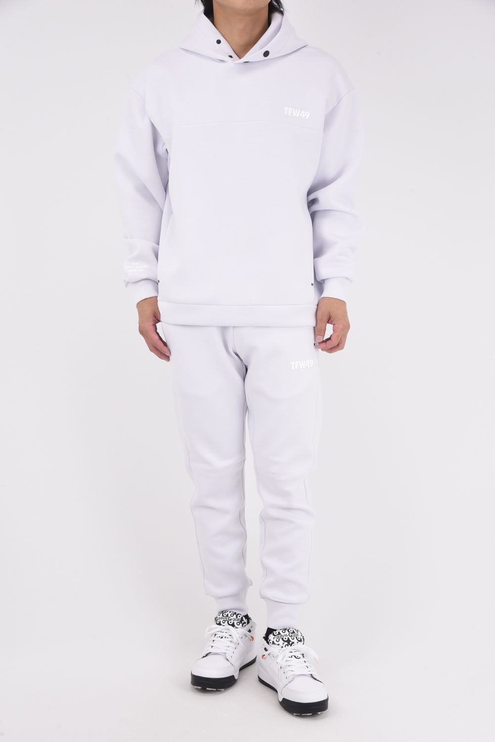 【25AW】 CARDBOARD MATERIAL HOODIE / ダンボール素材 フーディ (アイスグレー)