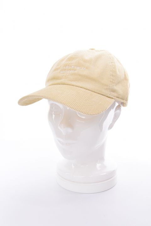 【26AW】 Uka Corduroy 6 Panel Cap / ブランドロゴ刺繍 コーデュロイキャップ (サンド)