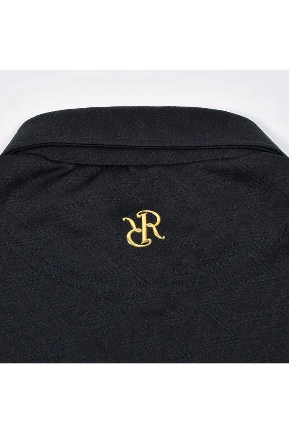 【26AW】【レディース】 WOMENS GM JACQUARD POLO L/S / オリジナルテキスタイルジャガード ロングスリーブ ボタンダウンポロシャツ (ブラック)*