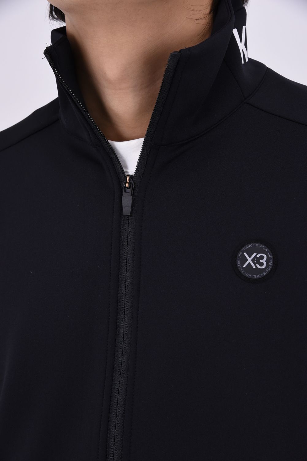 【26AW】 LIGHT PONCH FULLZIP TRACK JERSEY / 軽量ダンボールニット ジップアップ トラックジャージ (ブラック)