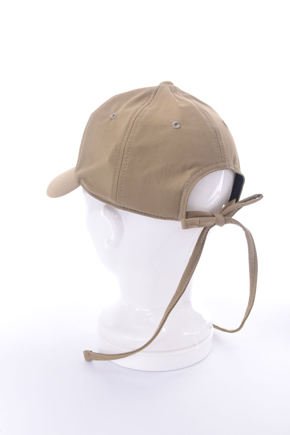 【26SS】【レディース】 WOMEN’S SMALL LOGO RIBBON CAP / ブランドロゴ バックリボン キャップ (ベージュ)