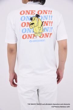 【25SS】 ONE ON WACKY TEE /  チキチキマシン猛レースコラボ モックネック Tシャツ （ホワイト）