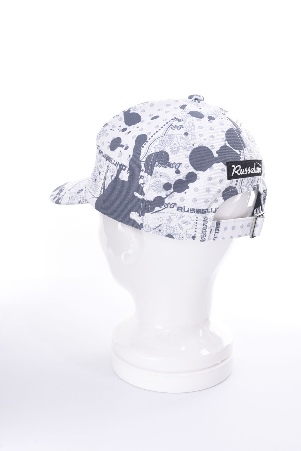 BANDANA CAP / バンダナ柄 ルチャワッペン キャップ (グレー)