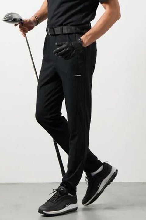 【26SS】 DRY WAFFLE SWITCH TAPERD PANTS / ドライワッフル サイド切り替え テーパードパンツ (ブラック)