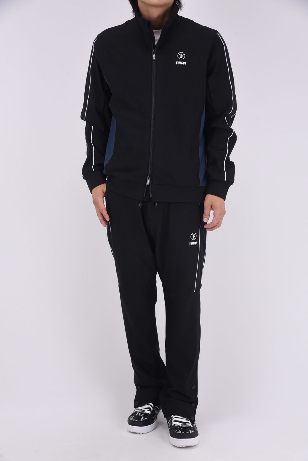 【25AW】 SPORTY TRACK PANTS / スポーティー トラック パンツ (ブラック)