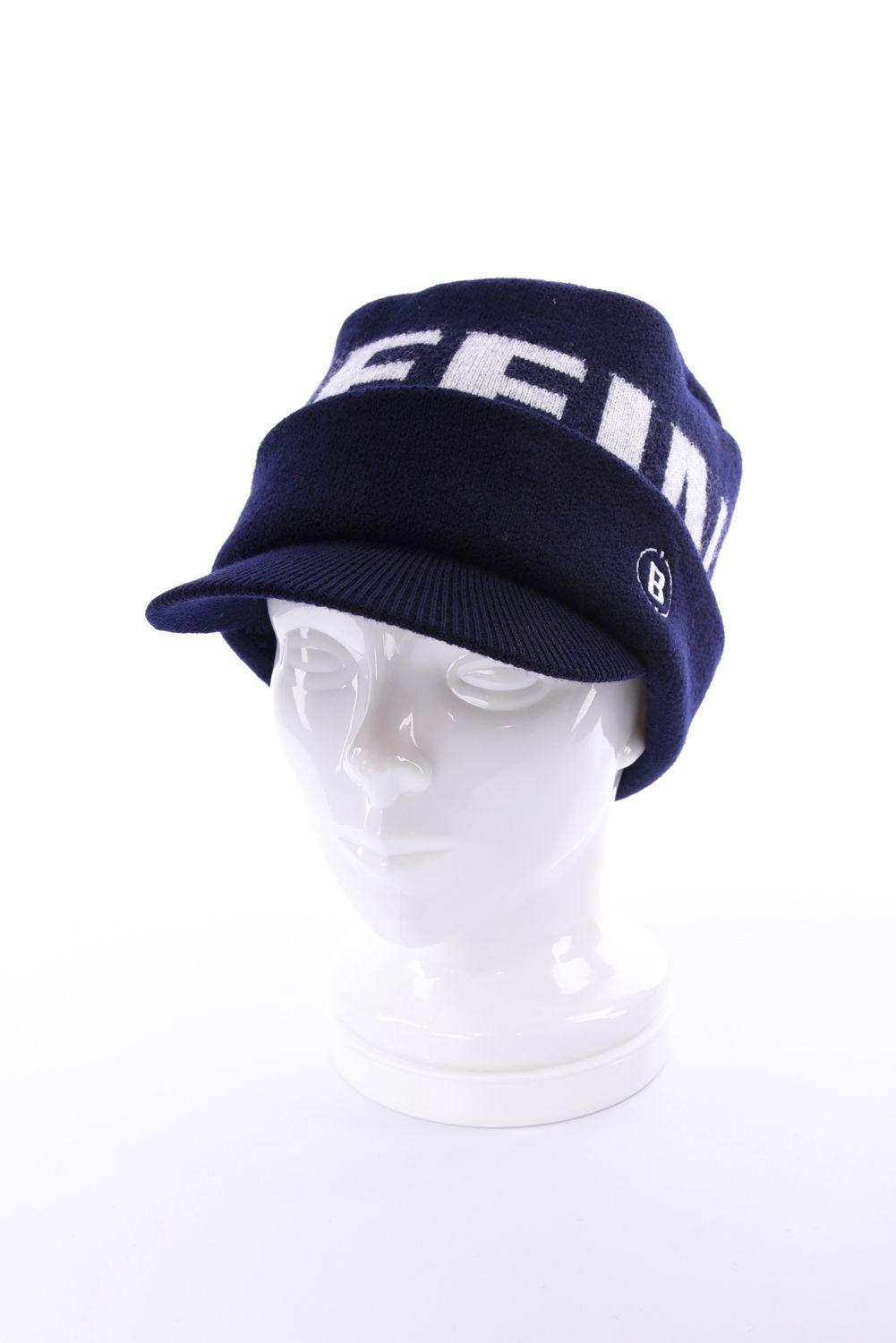 【26AW】 MEN’S WR WOOL KNIT WORK CAP / ブランドロゴ ワークキャップ (ネイビー)